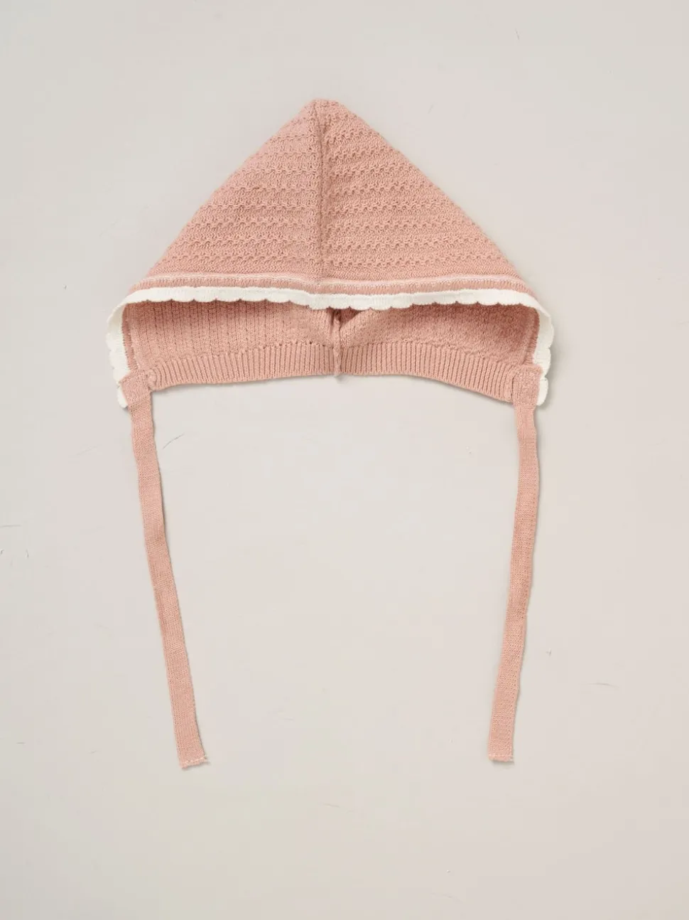 Rock-A-Bye Baby Boutique Pink True Knit Woven Romper and Bonnet Outfit Set