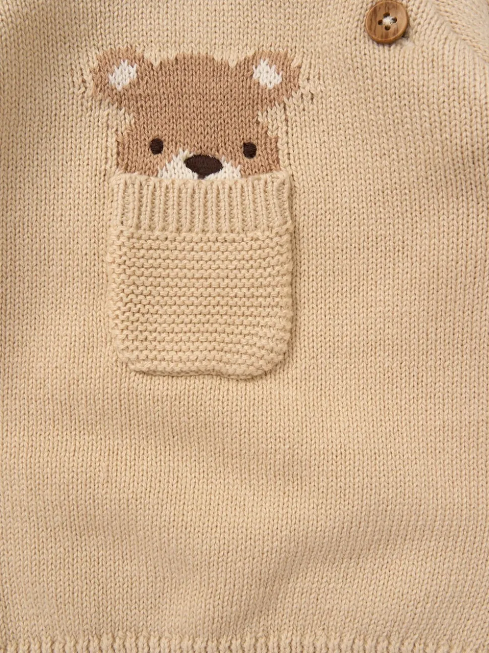 Rock-A-Bye Baby Boutique True Knit Brown Cardigan Trousers Outfit Set