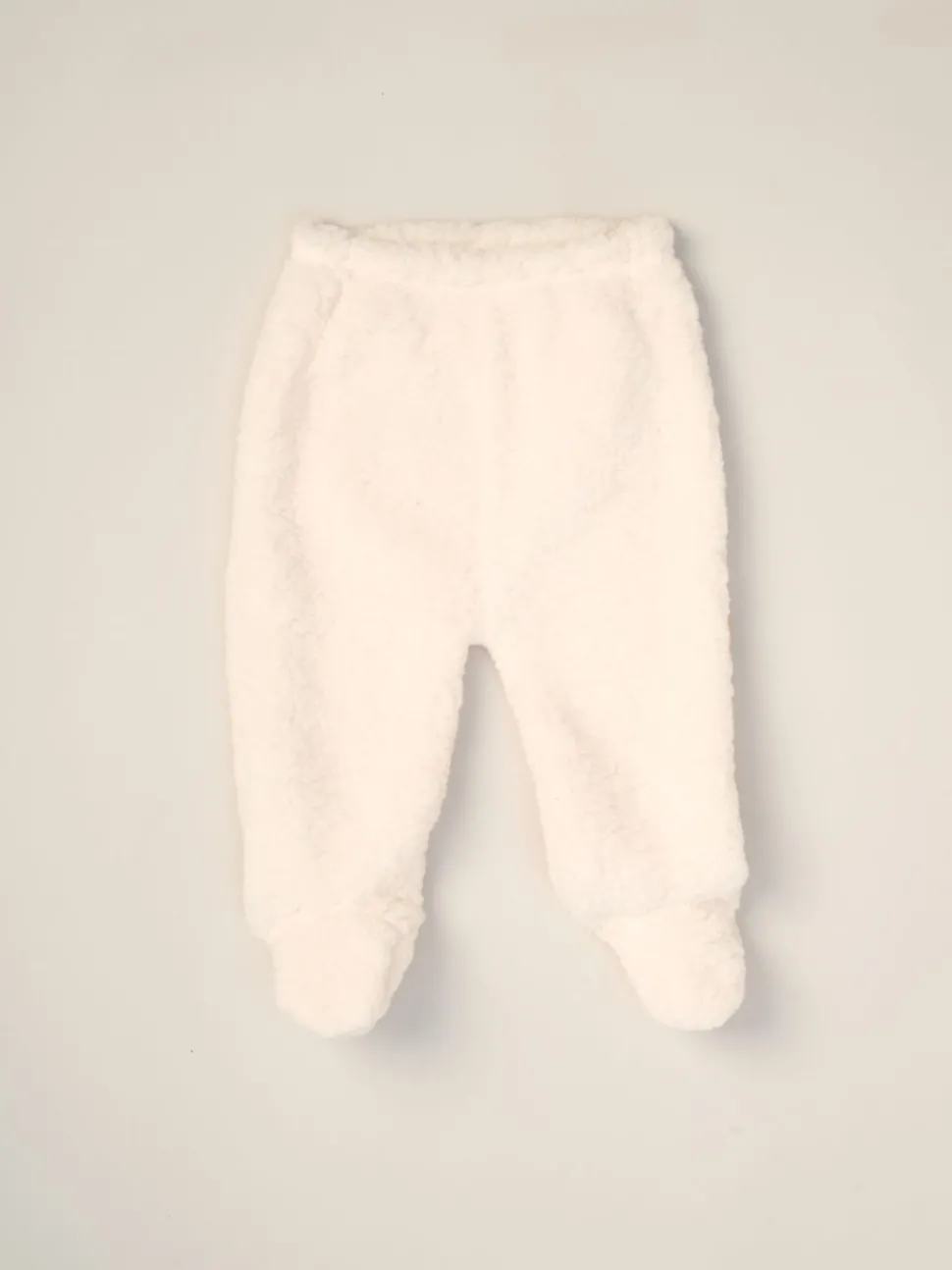 Rock-A-Bye Baby Boutique White 3-Piece Teddy Gilet, Bodysuit and Footed Trousers Set