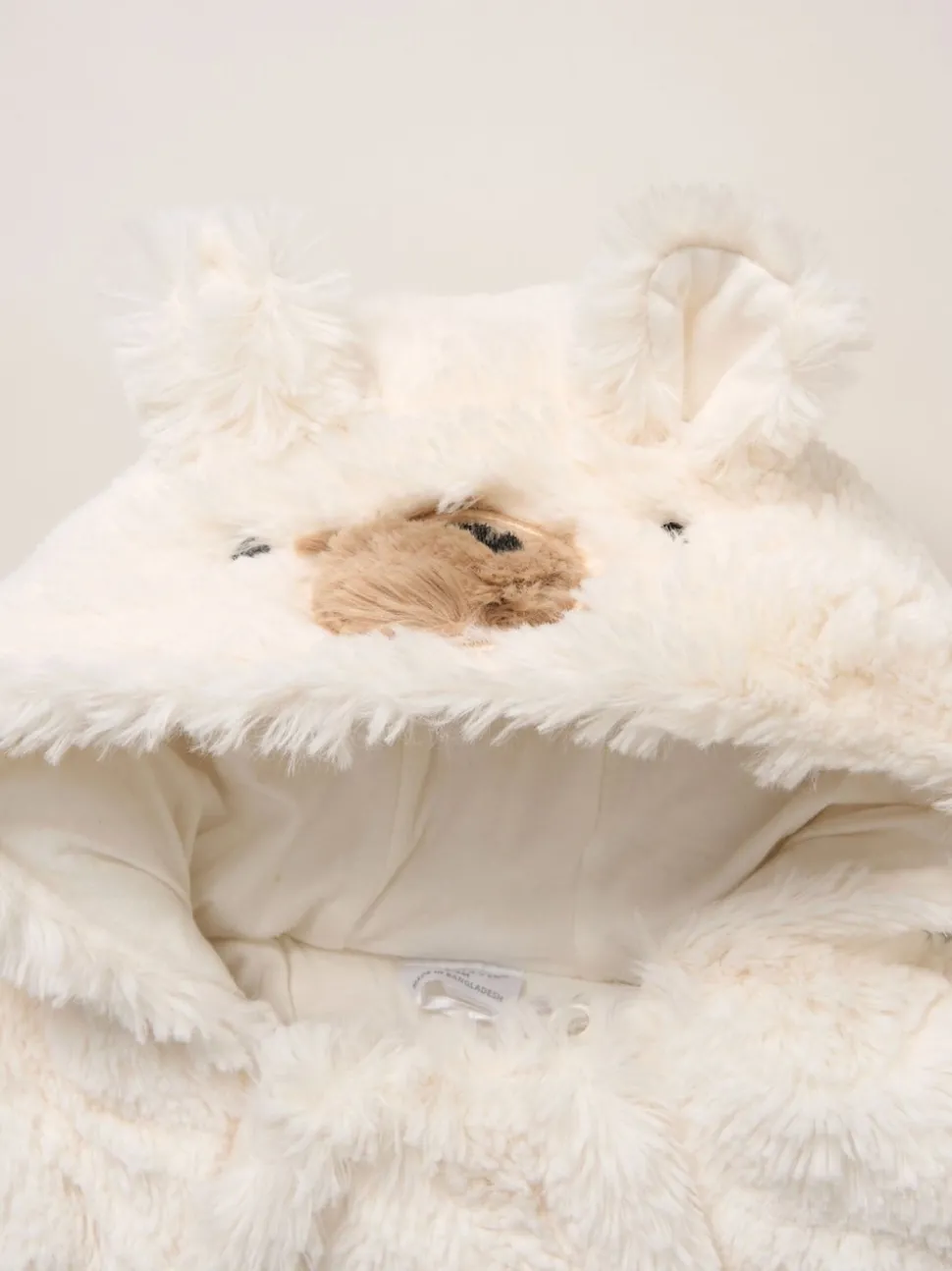 Rock-A-Bye Baby Boutique White Bear Pramsuit