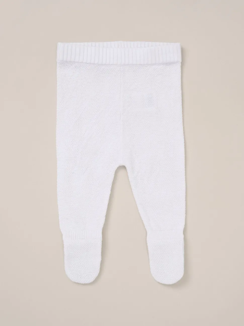 Rock-A-Bye Baby Boutique White True Knit Elephant Cardigan And Trousers Outfit Set