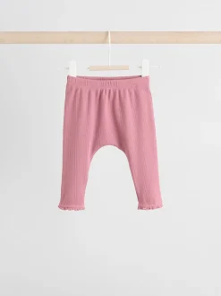 Rose Pink Long Sleeve Baby Top and Leggings 2 Piece Set (0mths-2yrs)