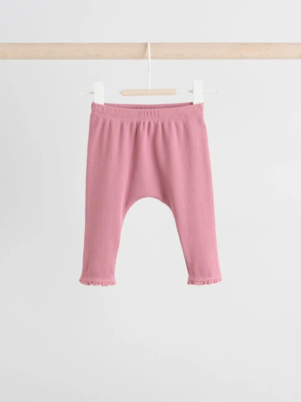 Rose Pink Long Sleeve Baby Top and Leggings 2 Piece Set (0mths-2yrs)