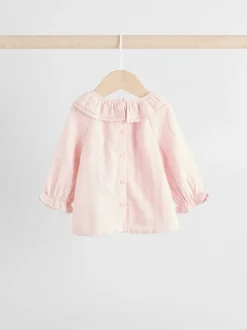 Rose Pink Long Sleeve Baby Top and Leggings 2 Piece Set (0mths-2yrs)