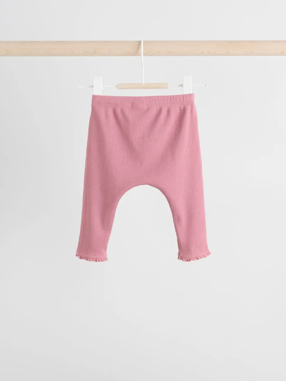 Rose Pink Long Sleeve Baby Top and Leggings 2 Piece Set (0mths-2yrs)