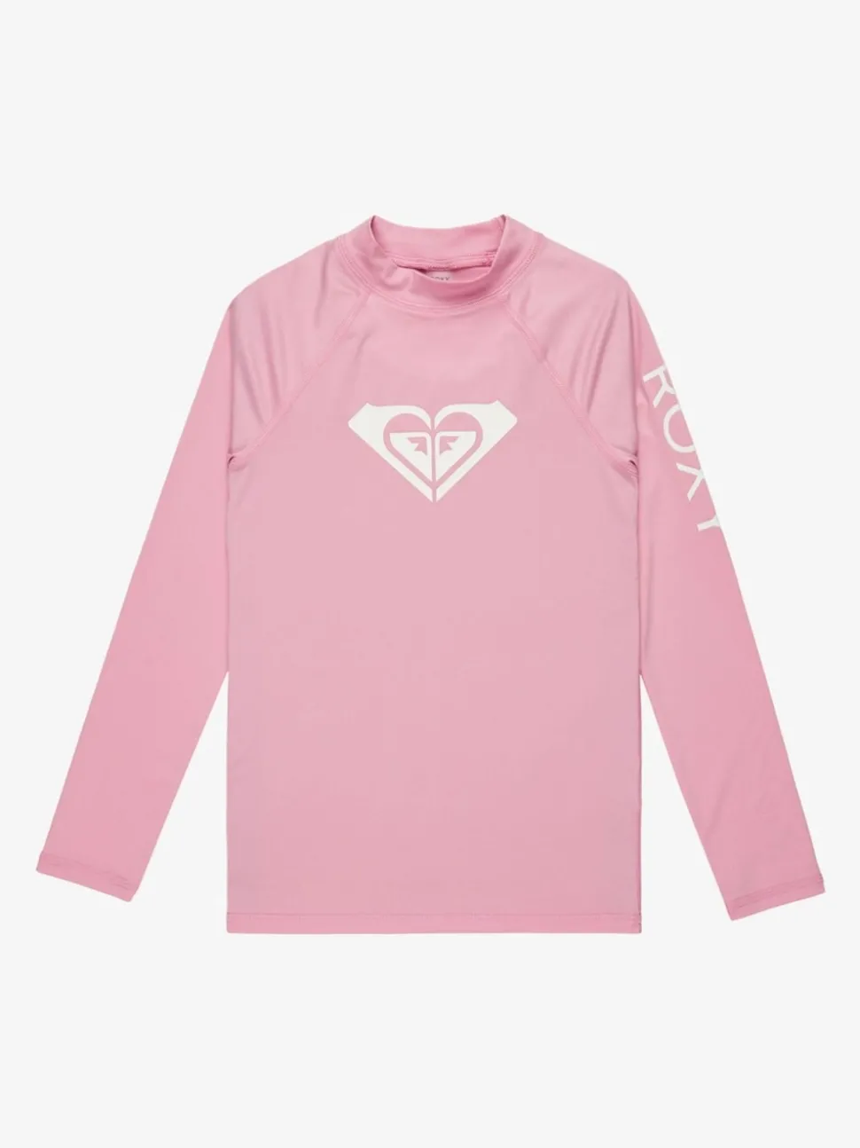 Roxy Lilac Purple Girls Wholehearted Long Sleeve Logo Rash Vest