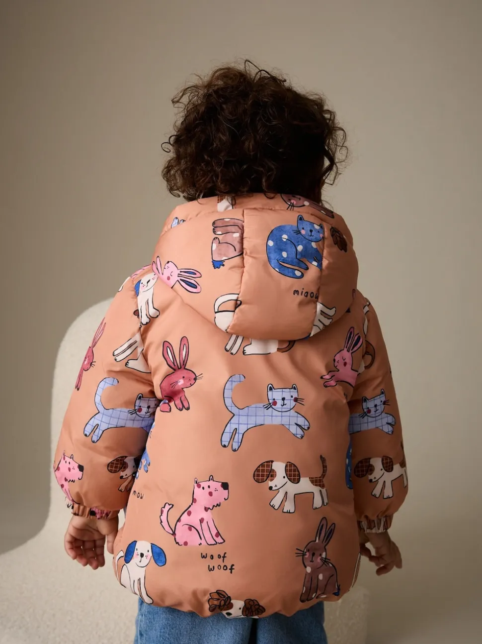 Rust Character Shower Resistant Printed Coat (3mths-7yrs)