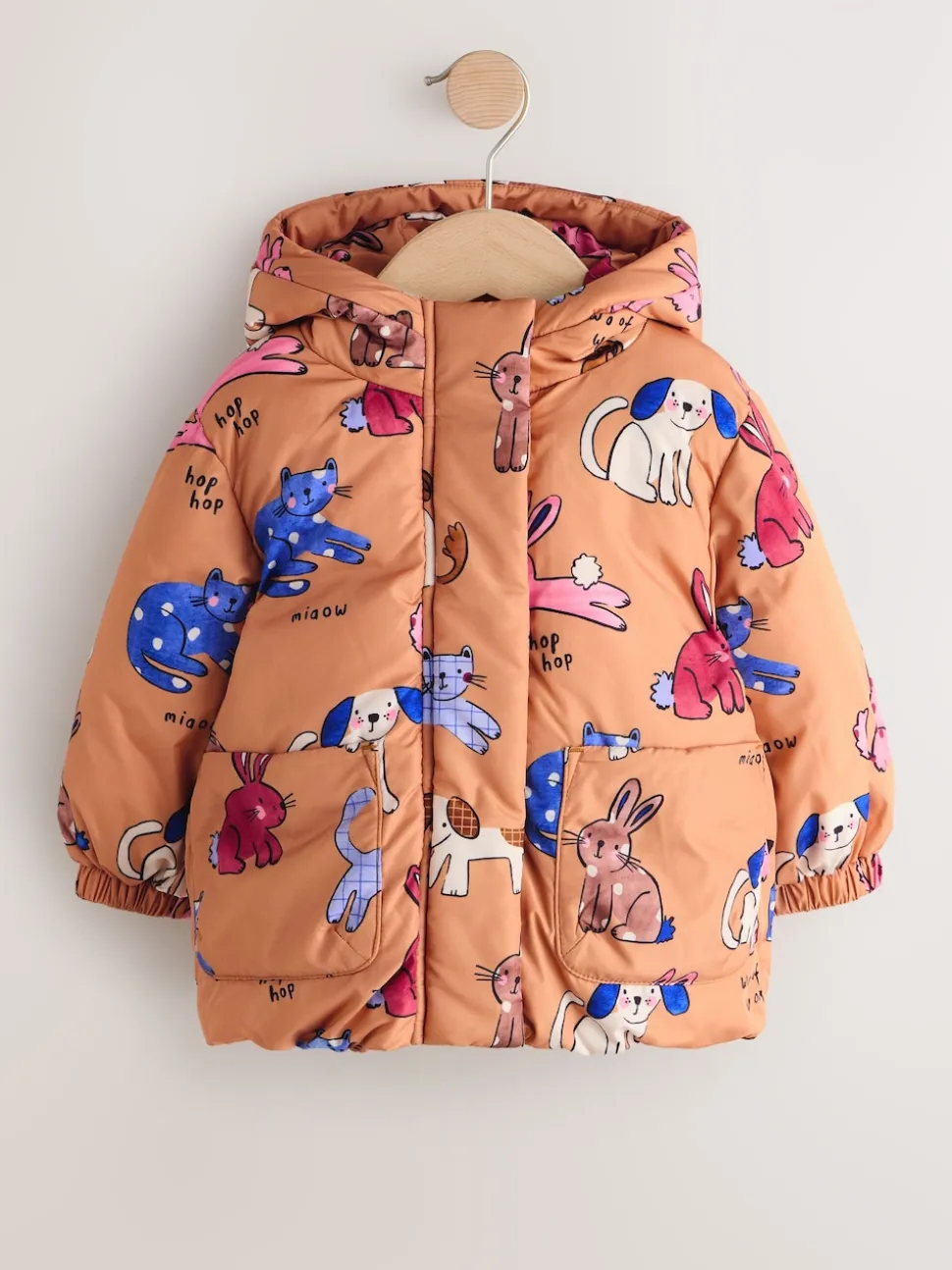 Rust Character Shower Resistant Printed Coat (3mths-7yrs)