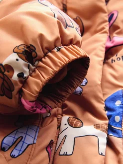 Rust Character Shower Resistant Printed Coat (3mths-7yrs)
