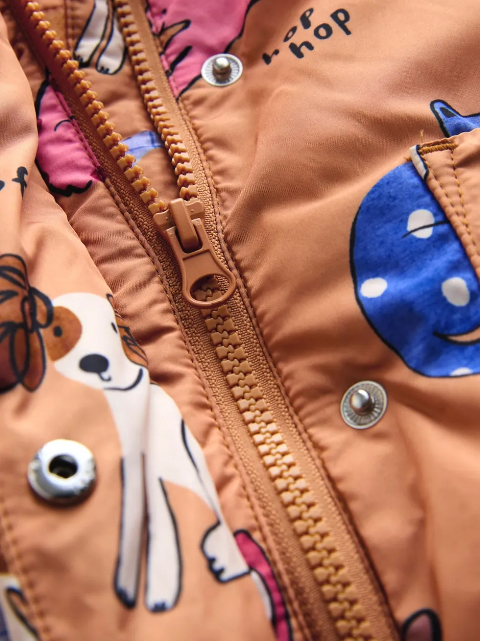 Rust Character Shower Resistant Printed Coat (3mths-7yrs)