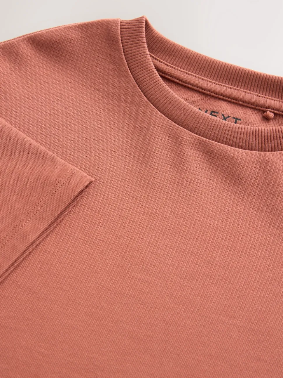 Rust Oversized Heavyweight 100% Cotton T-Shirt (3-16yrs)
