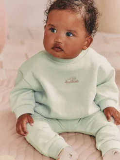 Sage Green Baby Sweater and Joggers 2 Piece Set (0mths-2yrs)