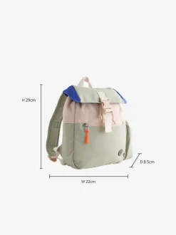 Sage Green Colourblock Small Backpack