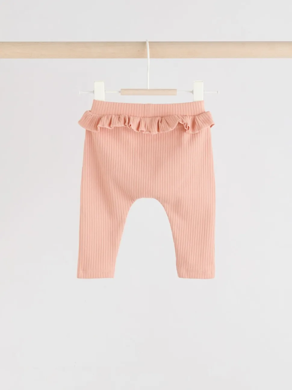 Sage Green/Coral/Ditsy Baby Leggings 4 Pack (0mths-2yrs)