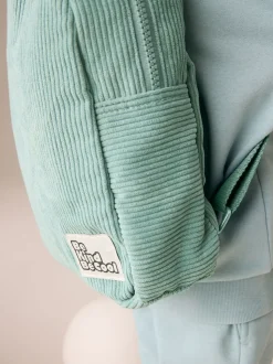 Sage Green Cord Small Backpack