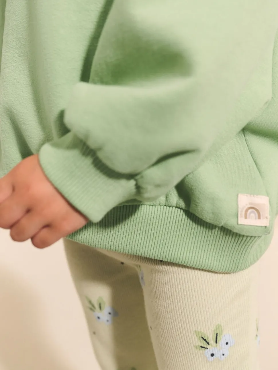 Sage Green Crew Neck Sweatshirt (3mths-7yrs)