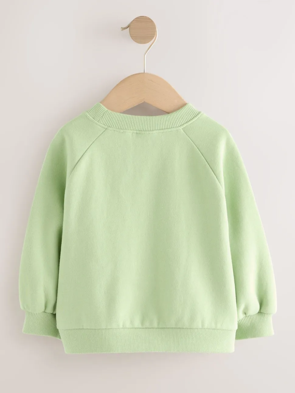 Sage Green Crew Neck Sweatshirt (3mths-7yrs)