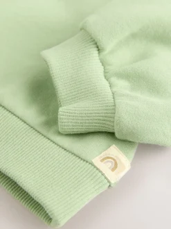 Sage Green Crew Neck Sweatshirt (3mths-7yrs)