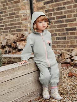 Sage Green Waterproof Printed Puddlesuit (3mths-7yrs)