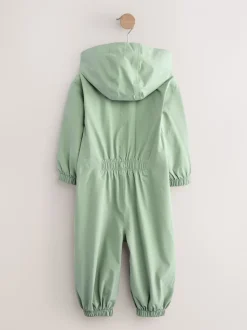 Sage Green Waterproof Printed Puddlesuit (3mths-7yrs)