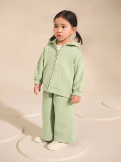 Sage Green Zip Through Hoodie (3mths-7yrs)