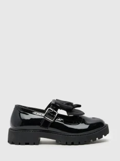 Schuh Black BTS Lollipop T-Bar School Shoes