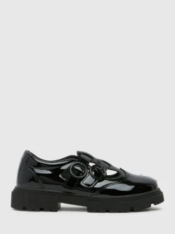 Schuh Black BTS Lovey T-Bar School Shoes