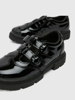 Schuh Black BTS Lovey T-Bar School Shoes