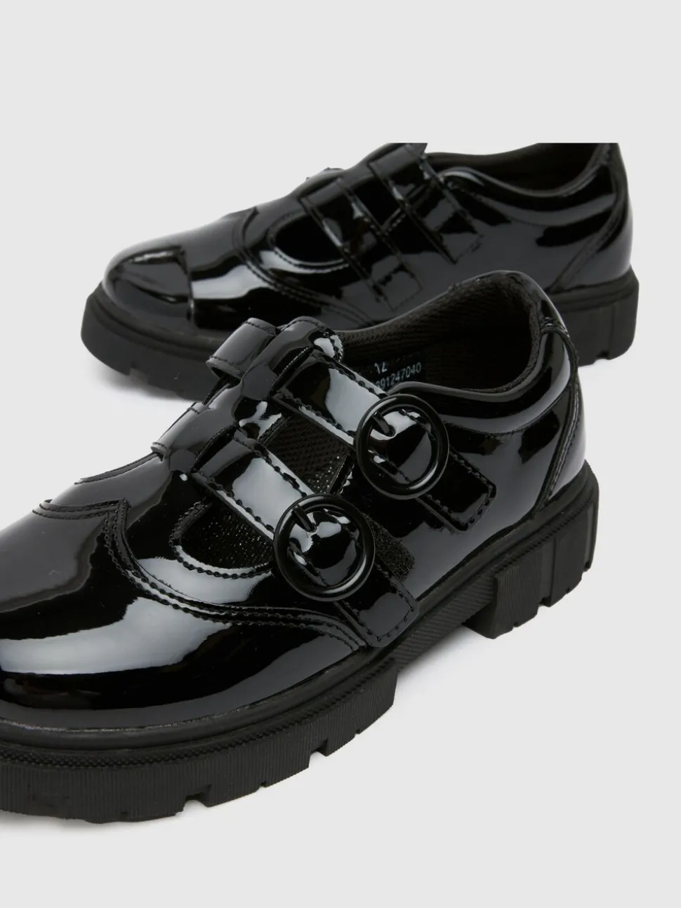 Schuh Black BTS Lovey T-Bar School Shoes