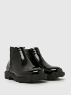 Schuh Black Crystal Boots