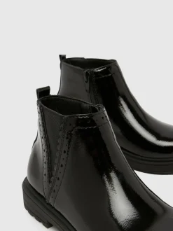 Schuh Black Crystal Boots