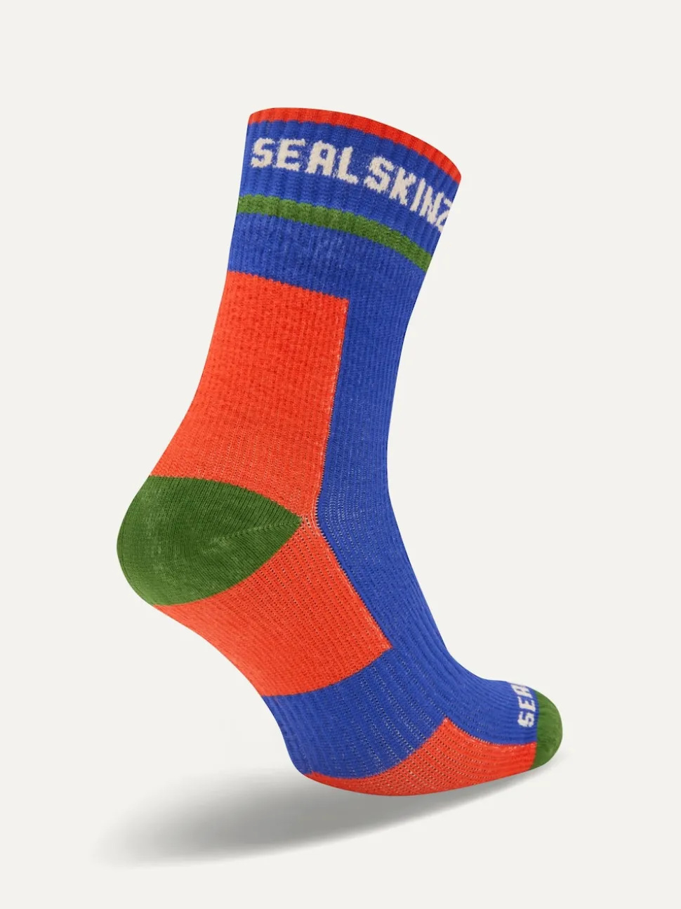 Sealskinz Kids Blue Berney Waterproof All Weather Mid Length Socks