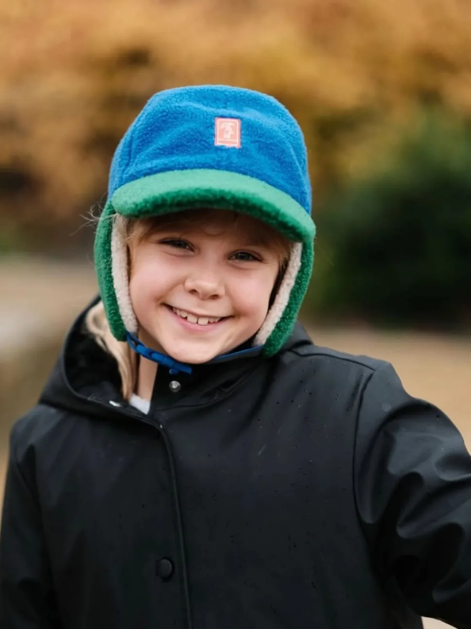 Sealskinz Kids Blue Peterstone Waterproof Extreme Cold Weather Sherpa Fleece Hat