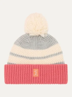 Sealskinz Kids Grey Pulham Waterproof Cold Weather Bobble Hat