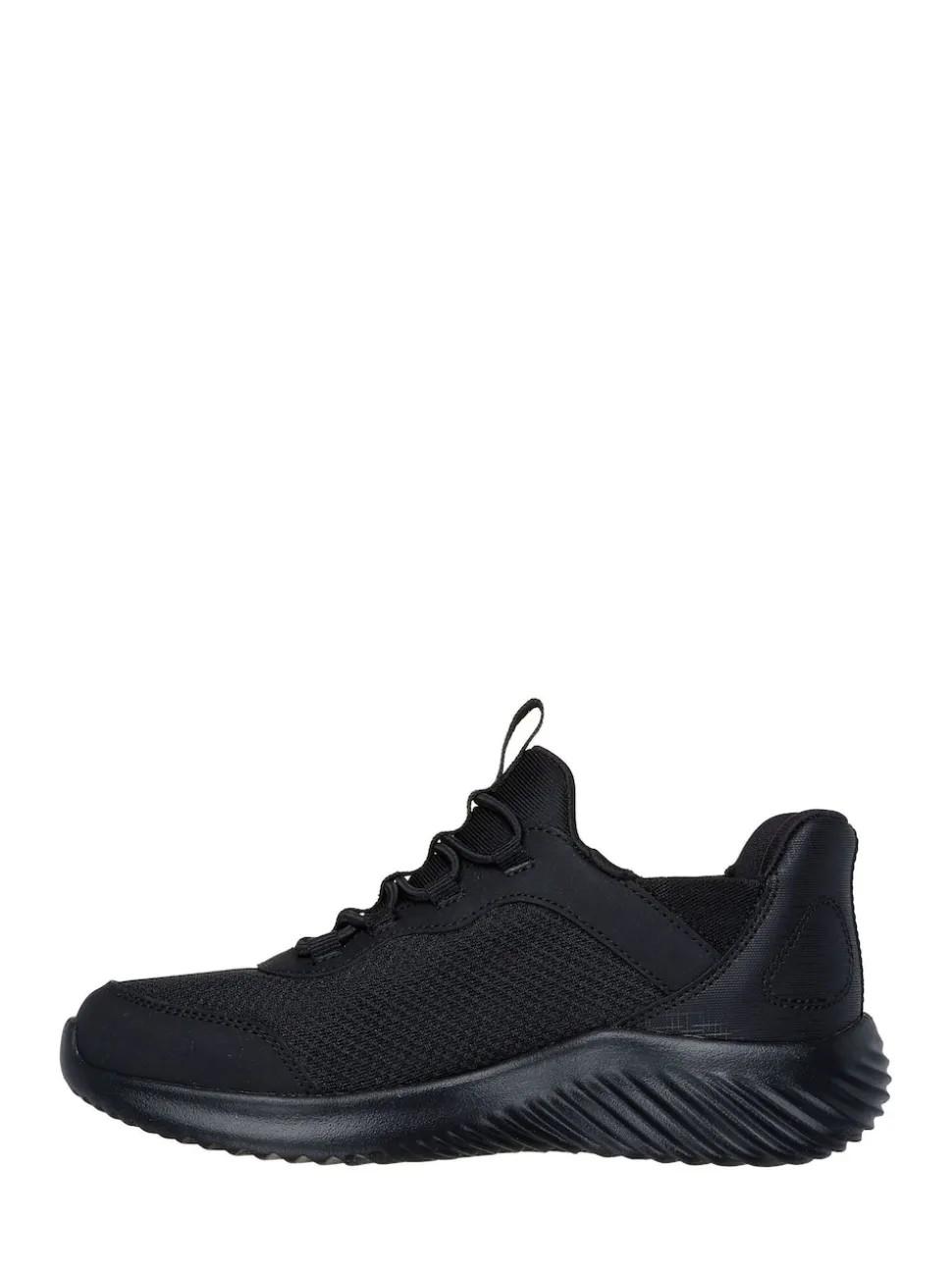 Skechers Black Bounder Brisk Burst School Slip In Trainers