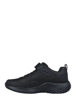 Skechers Black Bounder Power Study School Trainers