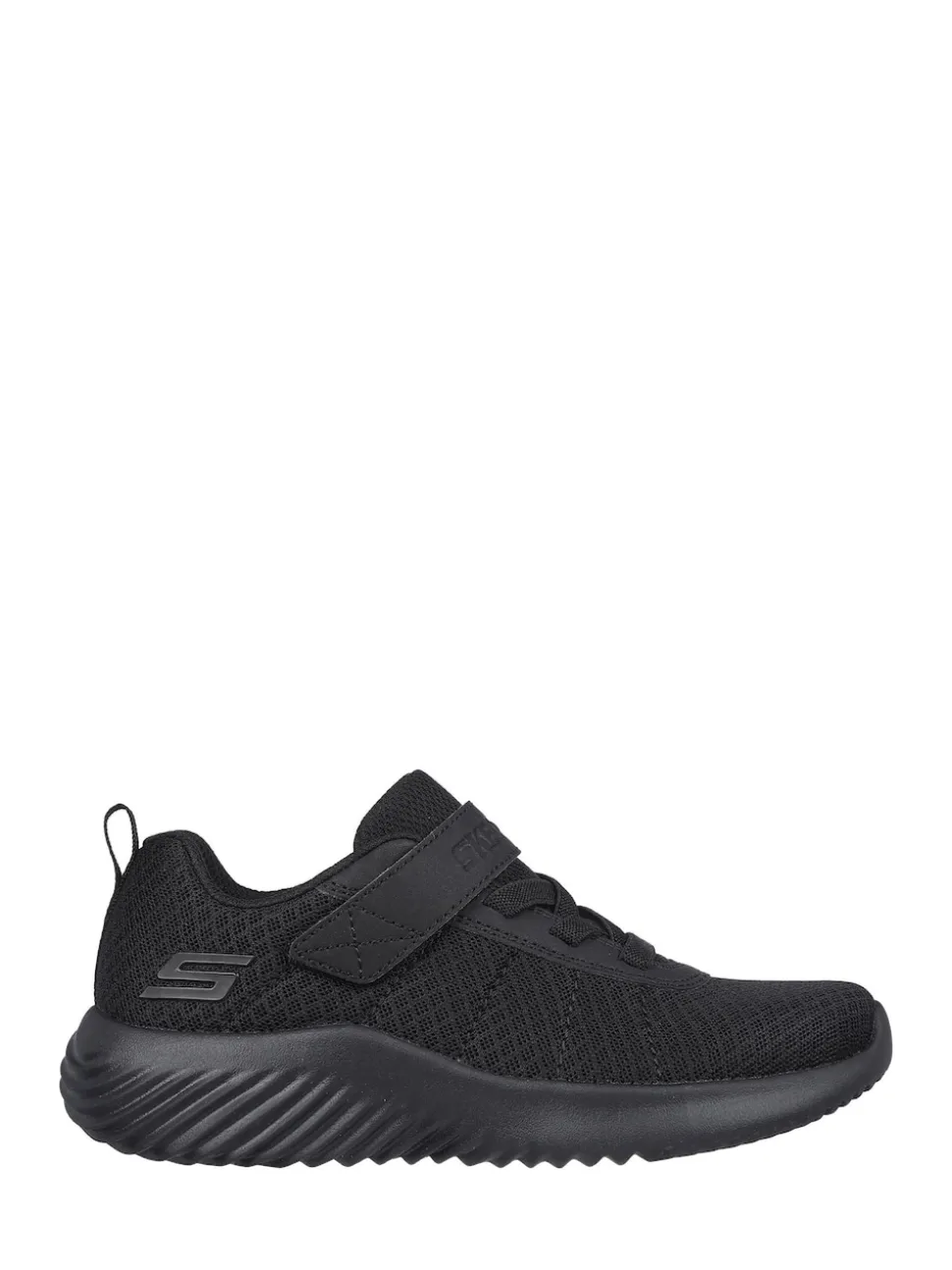 Skechers Black Kids Bounder School Shoes