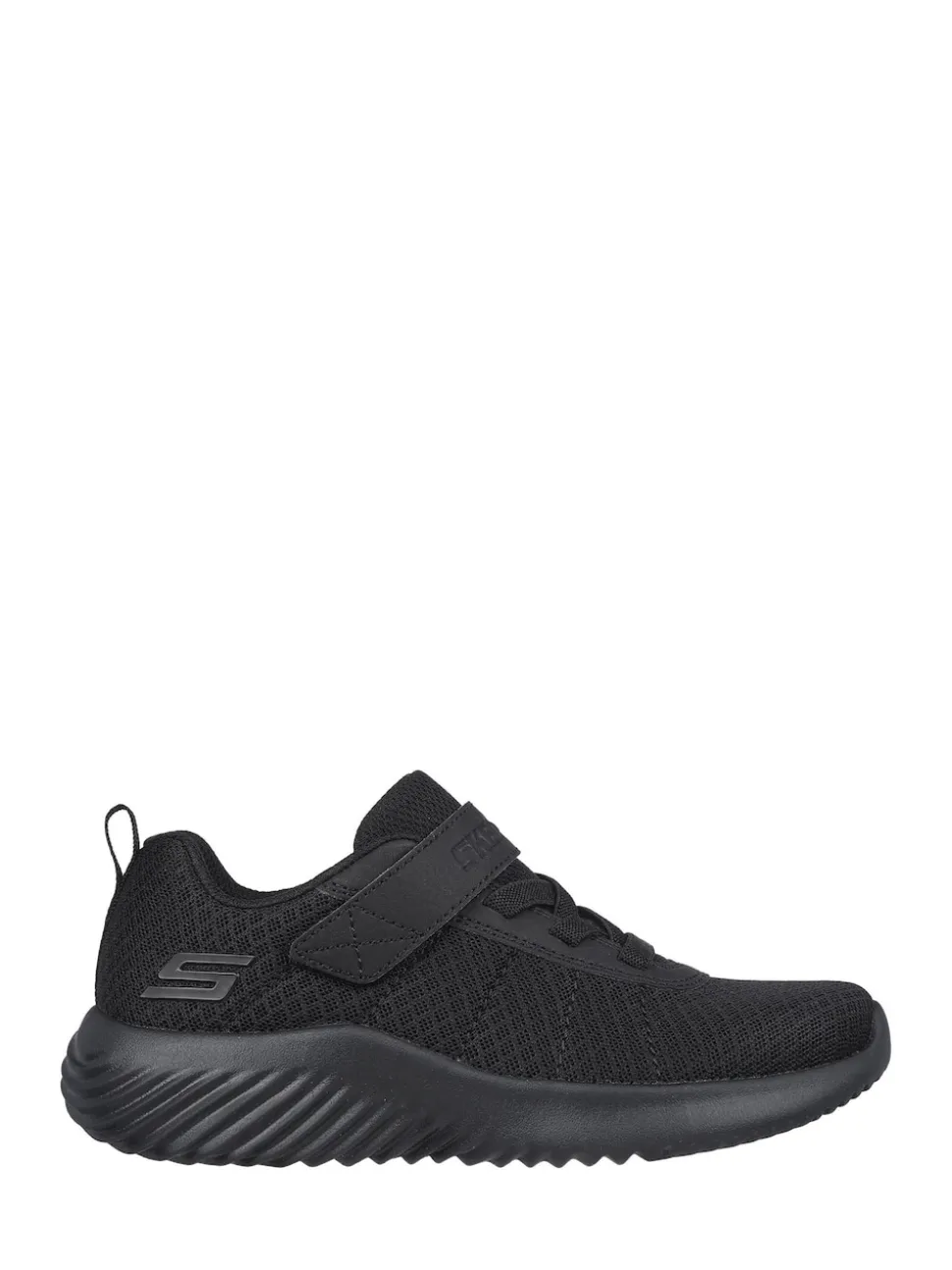Skechers Black Kids Bounder School Shoes