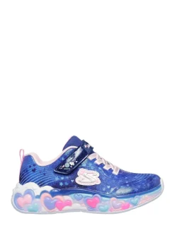 Skechers Blue Eternal Heart Lights Trainers