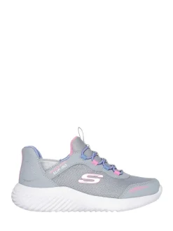 Skechers Grey Bounder Simple Cute Trainers