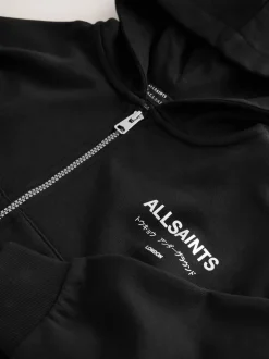 smALLSAINTS Black Amphia Underground Zip Hoodie