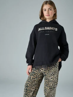 smALLSAINTS Black Lee Lace Underground Hoodie