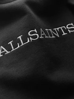 smALLSAINTS Black Logo Chevron Long Sleeve T-Shirt Dress