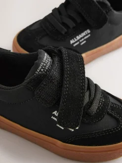 smALLSAINTS Black Ripstop Gum Sole Trainers