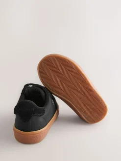 smALLSAINTS Black Ripstop Gum Sole Trainers