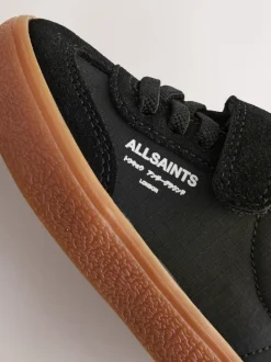 smALLSAINTS Black Ripstop Gum Sole Trainers