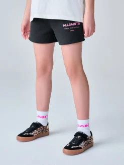 smALLSAINTS Black Underground Sweat Shorts