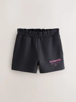 smALLSAINTS Black Underground Sweat Shorts
