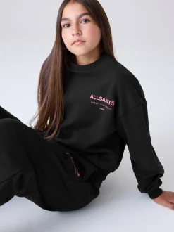 smALLSAINTS Black Underground Sweatshirt and Wide Leg Joggers Set