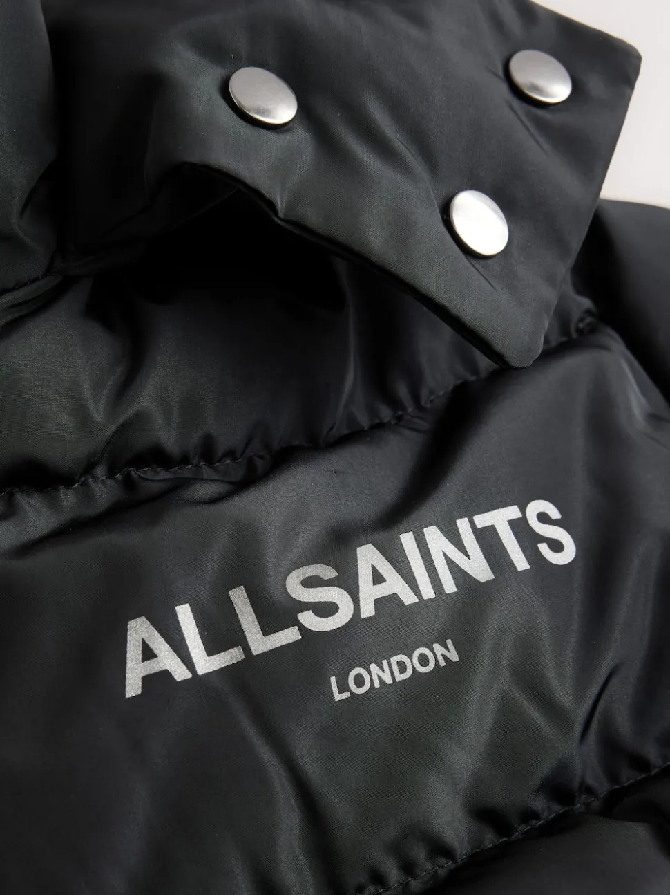 smALLSAINTS Black Waisted Longline Padded Coat